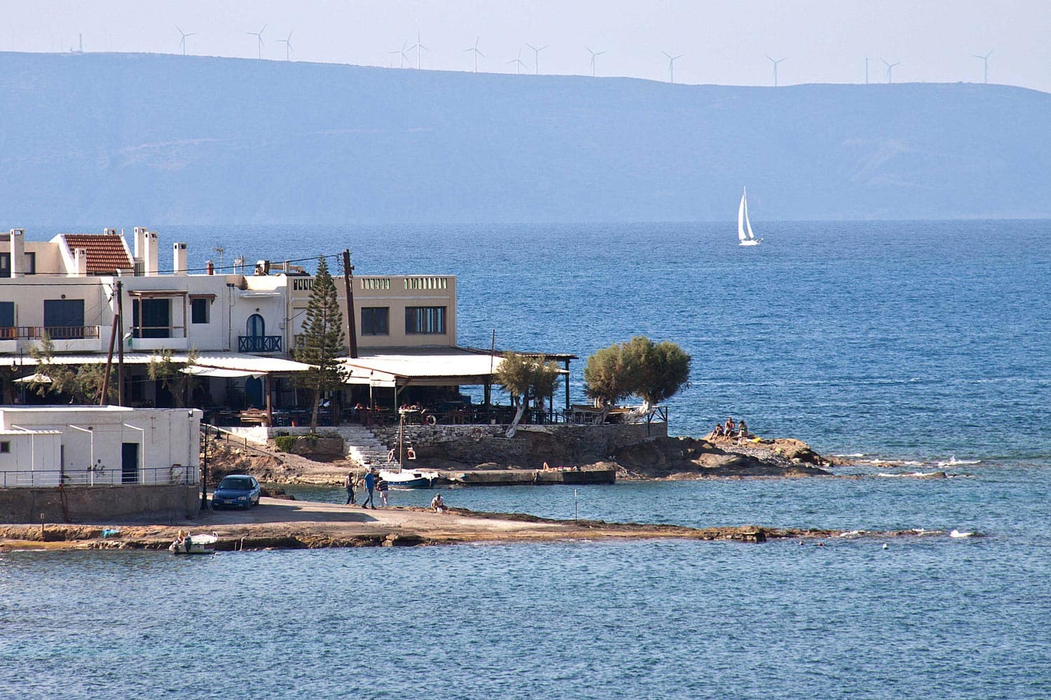 The fishing village of Mochlos and its small harbour, East Crete